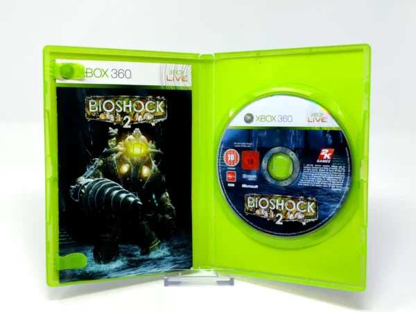 Interior del juego BioShock 2 (ESP) para XBOX 360 con disco y manual