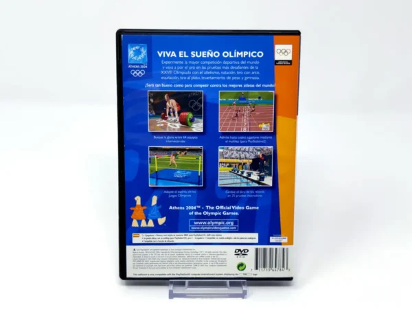 Parte trasera de Athens 2004 (ESP) (Rebajado) para PlayStation 2, edición PAL España