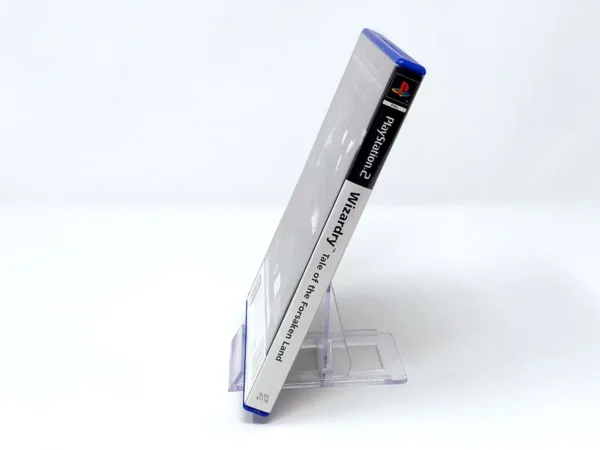 Lateral de la caja de Wizardry: Tale of the Forsaken Land (UK) para PlayStation 2