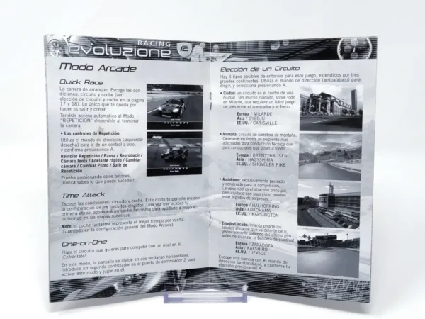Racing Evoluzione (ESP) (Manual) para XBOX, edición PAL España, de segunda mano