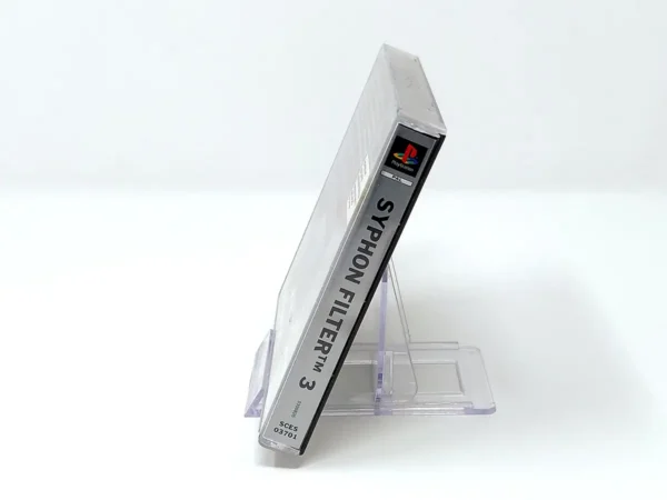 Lateral de la caja de Syphon Filter 3: Sentencia Final (ESP) (Platinum) para PlayStation 1