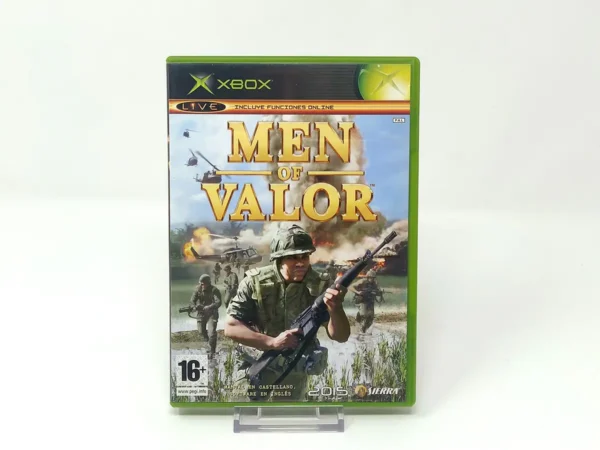 Portada de Men of Valor (ESP) para XBOX, edición PAL España, de segunda mano