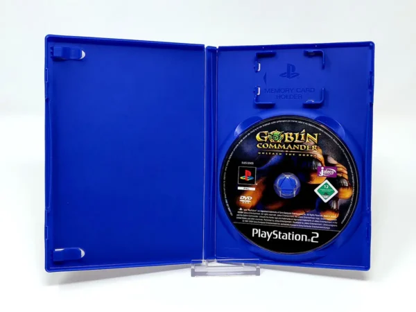 Interior del juego Goblin Commander - Unleash the Horde (UK) (Rebajado) para PlayStation 2 con disco y manual