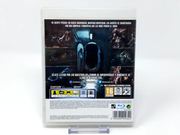 Parte trasera de Resident Evil: Revelations (ESP) (Rebajado) para PlayStation 3, edición PAL España