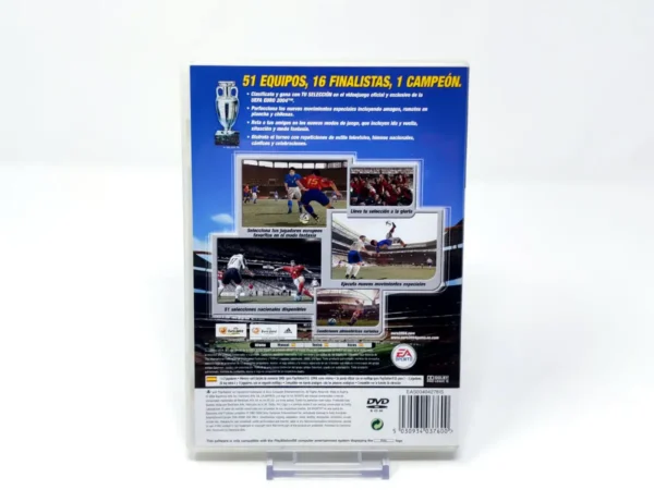 Parte trasera de UEFA Euro 2004: Portugal (ESP) (Rebajado) para PlayStation 2, edición PAL España