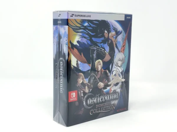 Lateral de la caja de Castlevania: Dominus Collection (Deluxe Edition) (ASIA) (Precintado) para Nintendo Switch