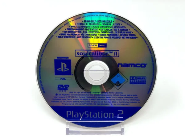 Portada de Soulcalibur II (ESP) (Promo) (Disco) para PlayStation 2, edición PAL España, de segunda mano