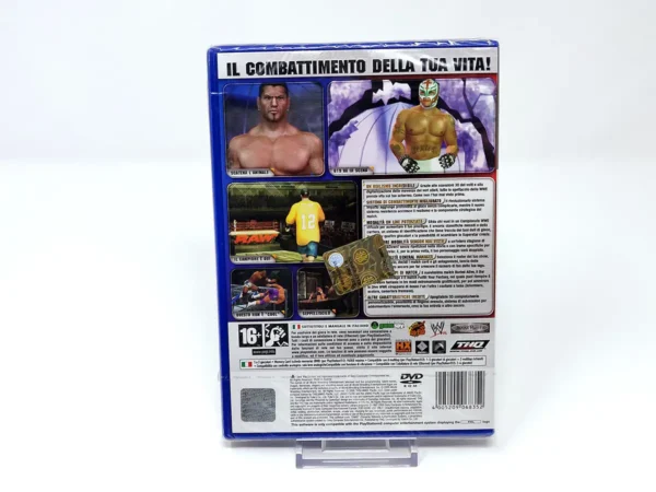Parte trasera de WWE SmackDown! vs. Raw 2006 (ITA) (Precintado) para PlayStation 2, edición PAL Italia