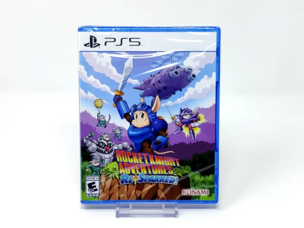 Portada de Rocket Knight Adventures: Re-Sparked (USA) (Limited Run) (Precintado) para PlayStation 5, edición NTSC USA, nuevo