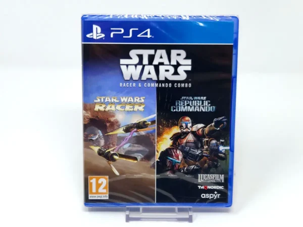 Portada de Star Wars Racer and Commando Combo (ESP) (Precintado) para PlayStation 4, edición PAL España, nuevo