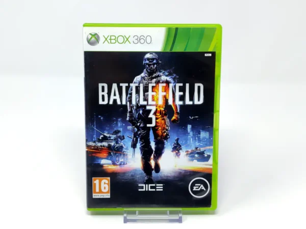 Portada de Battlefield 3 (UK) para XBOX 360, edición PAL UK, de segunda mano