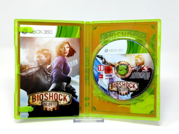 Interior del juego BioShock Infinite (ESP) para XBOX 360 con disco y manual