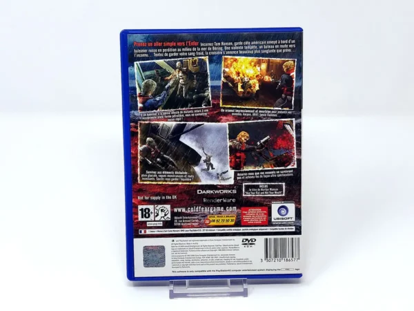 Parte trasera de Cold Fear (FRA) para PlayStation 2, edición PAL Francia