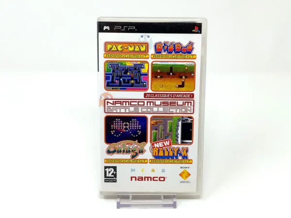 Portada de Namco Museum Battle Collection (ESP) para PSP, edición PAL España, de segunda mano