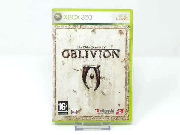 Portada de The Elder Scrolls IV: Oblivion (ESP) para XBOX 360, edición PAL España, de segunda mano