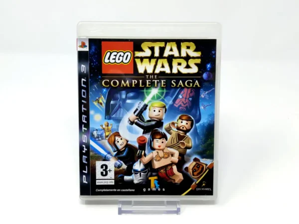 Portada de LEGO Star Wars: The Complete Saga (ESP) para PlayStation 3, edición PAL España, de segunda mano