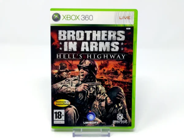 Portada de Brothers in Arms: Hell's Highway (ESP) para XBOX 360, edición PAL España, de segunda mano