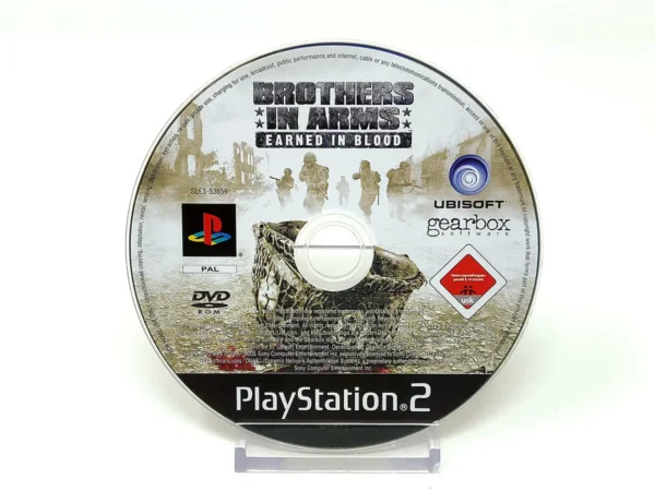 Brothers in Arms: Earned in Blood (ESP) (Disco) para PlayStation 2, edición PAL España, de segunda mano