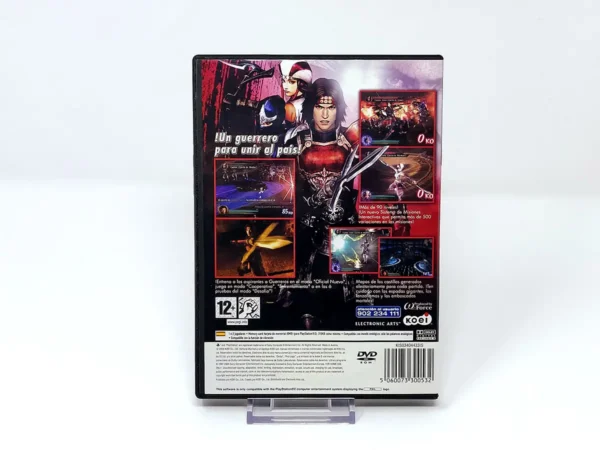 Parte trasera de Samurai Warriors (ESP) (Rebajado) para PlayStation 2, edición PAL España