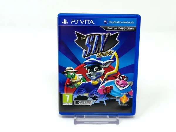 Portada de The Sly Trilogy (ESP) para PS Vita, edición PAL España, de segunda mano