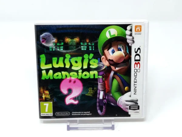 Portada de Luigi's Mansion 2 (ESP) para Nintendo 3DS, edición PAL España, de segunda mano