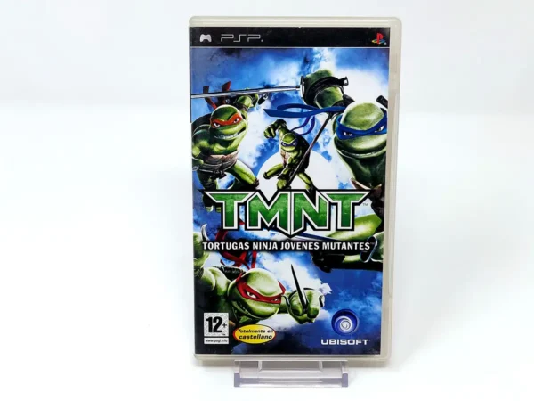 Portada de TMNT: Tortugas Ninja Jóvenes Mutantes (ESP) para PSP, edición PAL España, de segunda mano