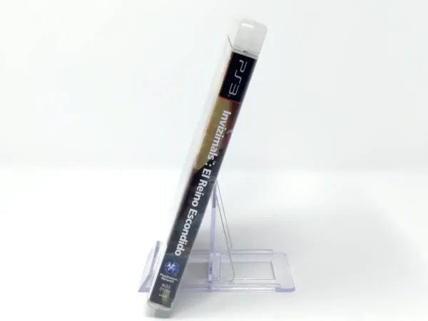 Lateral de la caja de Invizimals: El Reino Escondido (ESP) para PlayStation 3