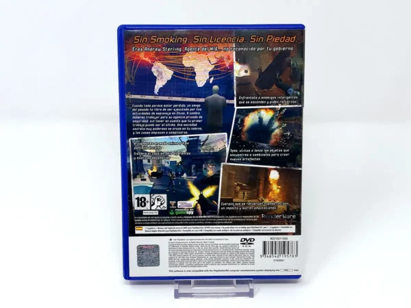 Parte trasera de Cold Winter (ESP) para PlayStation 2, edición PAL España