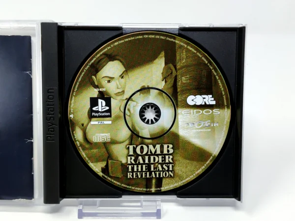 Lateral de la caja de Tomb Raider: The Last Revelation (ESP) para PlayStation 1