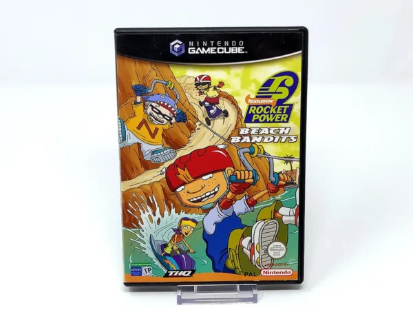 Portada de Nickelodeon Rocket Power: Beach Bandits (ESP) para Nintendo GameCube, edición PAL España, de segunda mano
