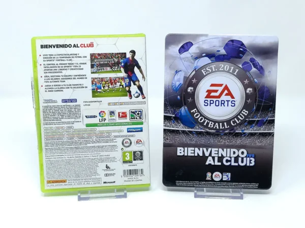 Interior del juego FIFA 13 (+Steelbook) (ESP) para XBOX 360 con disco y manual