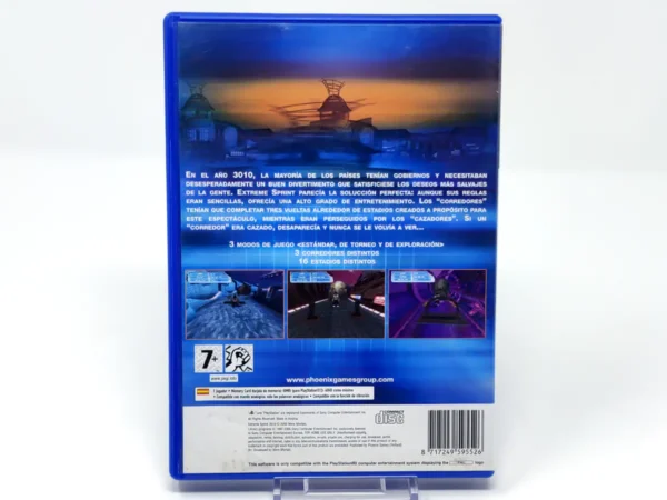 Parte trasera de Extreme Sprint 3010 (ESP) (Rebajado) para PlayStation 2, edición PAL España