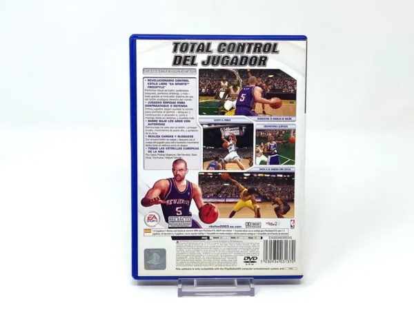 Parte trasera de NBA Live 2003 (ESP) (Rebajado) para PlayStation 2, edición PAL España