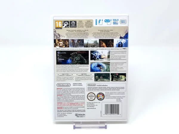 Parte trasera de The Last Story (ESP) para Nintendo Wii, edición PAL España