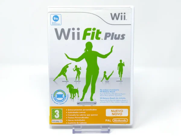 Portada de Wii Fit Plus (ESP) (v2) para Nintendo Wii, edición PAL España, de segunda mano