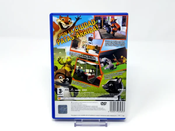 Parte trasera de Vecinos Invasores (ESP) (Rebajado) para PlayStation 2, edición PAL España