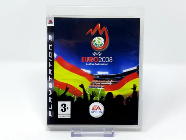 Portada de UEFA Euro 2008 (ESP) para PlayStation 3, edición PAL España, de segunda mano
