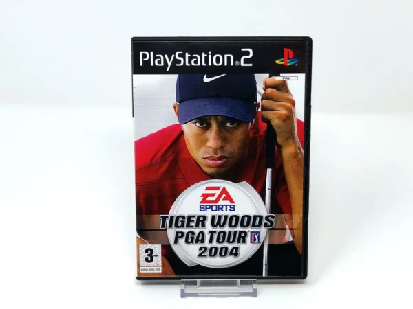 Portada de Tiger Woods PGA Tour 2004 (FRA) para PlayStation 2, edición PAL Francia, de segunda mano