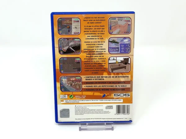 Parte trasera de Radio Helicopter (ESP) para PlayStation 2, edición PAL España