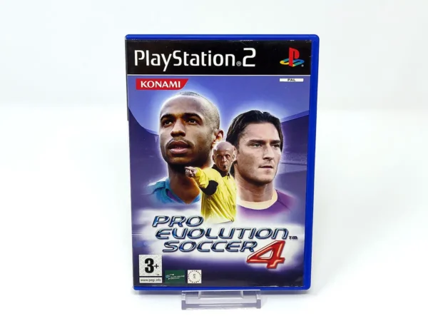 Portada de Pro Evolution Soccer 4 (ESP) (Rebajado) para PlayStation 2, edición PAL España, de segunda mano