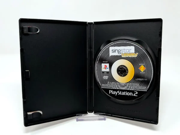 Interior del juego SingStar Legends (ESP) (Rebajado) para PlayStation 2 con disco y manual