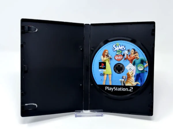 Interior del juego Los Sims 2: Mascotas (ESP) (Rebajado) para PlayStation 2 con disco y manual