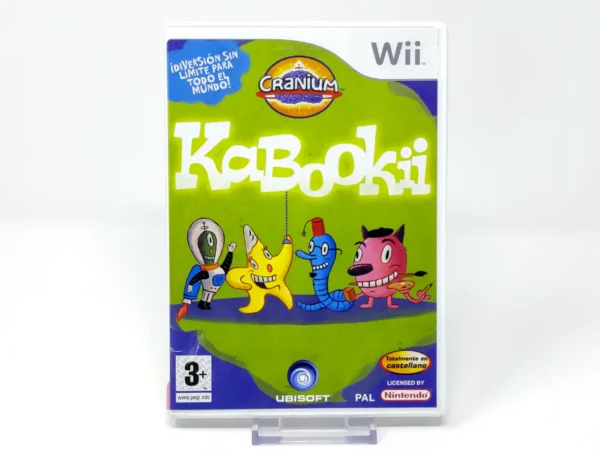 Portada de Cranium Kabookii (ESP) para Nintendo Wii, edición PAL España, de segunda mano