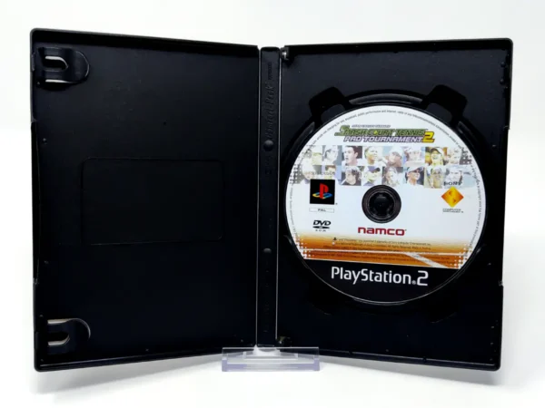 Interior del juego Smash Court Tennis: Pro Tournament 2 (ESP) (Rebajado) para PlayStation 2 con disco y manual