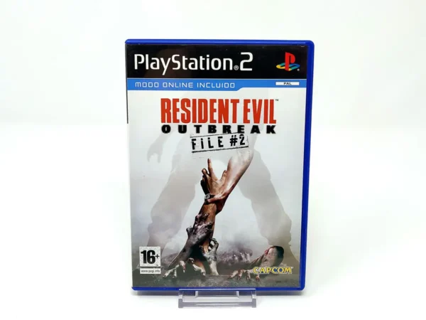 Portada de Resident Evil: Outbreak: File #2 (ESP) para PlayStation 2, edición PAL España, de segunda mano