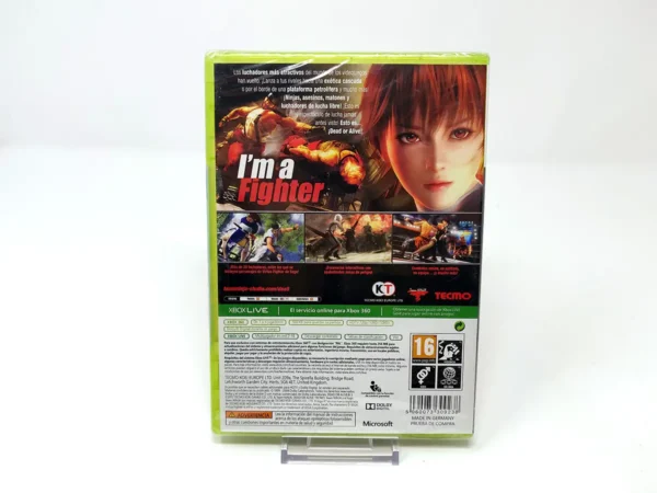 Parte trasera de Dead or Alive 5 (ESP) (Precintado) para XBOX 360, edición PAL España