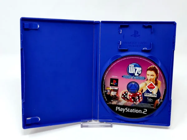 Interior del juego Playwize Poker & Casino (FRA) (Rebajado) para PlayStation 2 con disco y manual