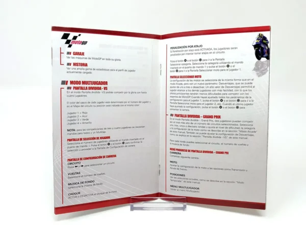 MotoGP 4 (ESP) (Manual) para PlayStation 2, edición PAL España, de segunda mano