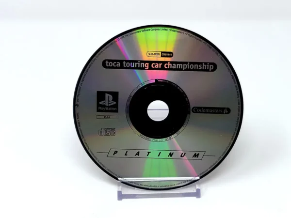 TOCA Touring Car Championship (EUR) (Platinum) (Disco) para PlayStation 1, edición PAL España, de segunda mano