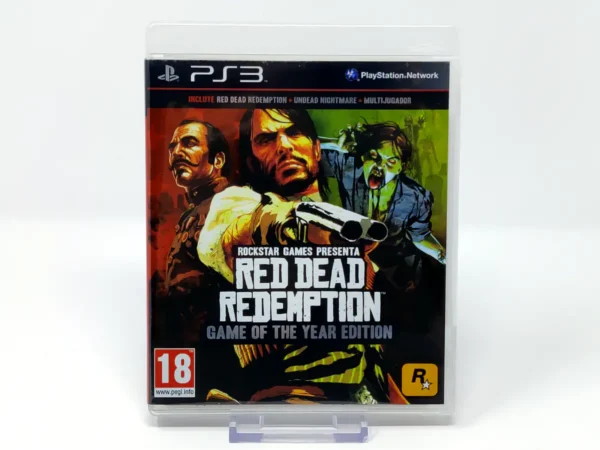 Portada de Red Dead Redemption: Game of the Year Edition (ESP) para PlayStation 3, edición PAL España, de segunda mano